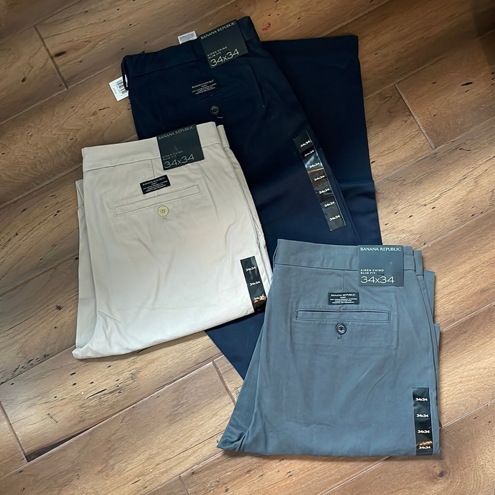 Banana Republic Aiden Chino slim fit 34x34
